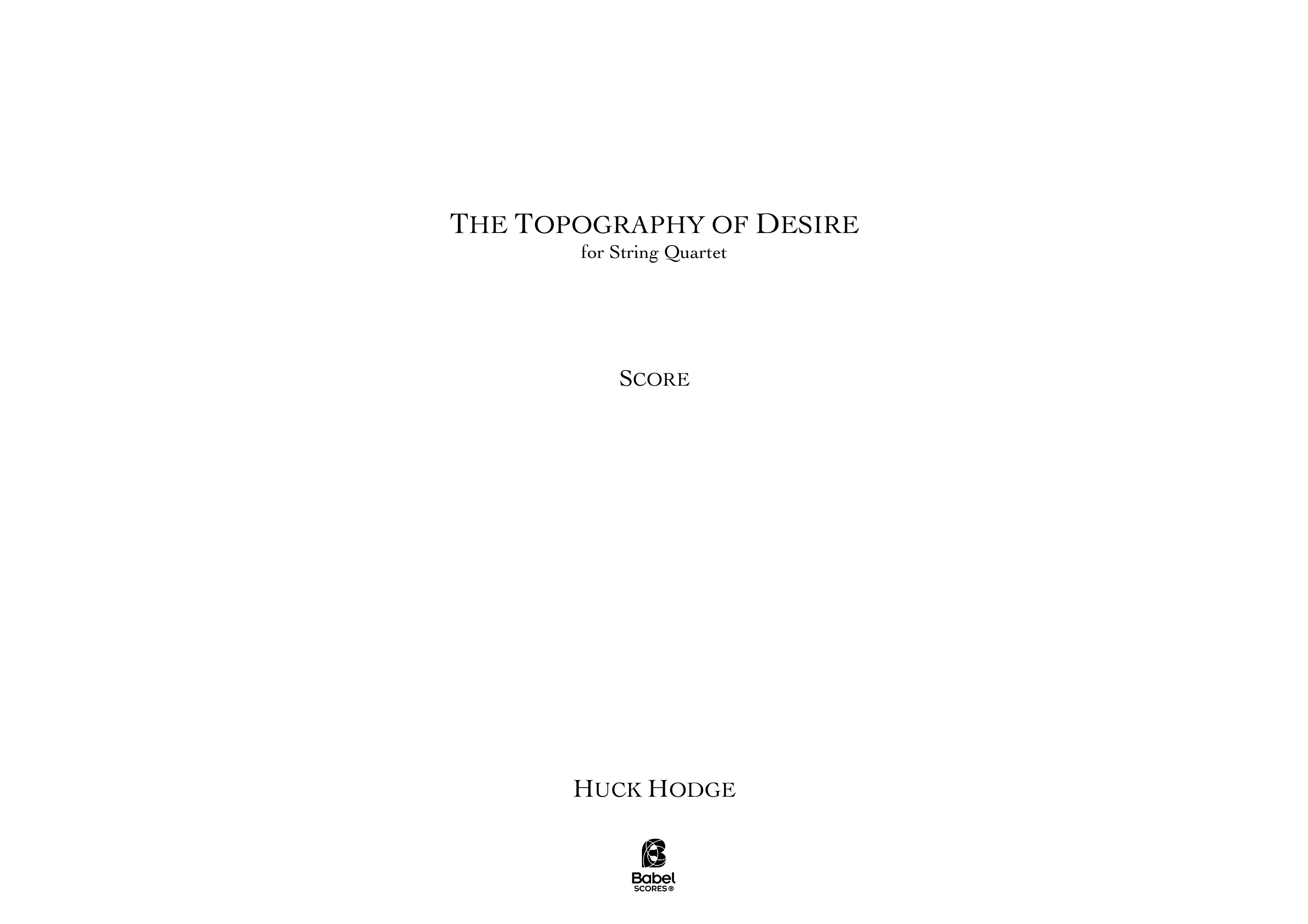 The Topography of Desire A3 z 3 1 594